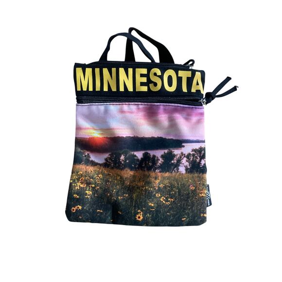 Robin Ruth Handbags - Robin Ruth Minnesota Crossbody Bag Travel Souvenir Scenic Lake Canvas